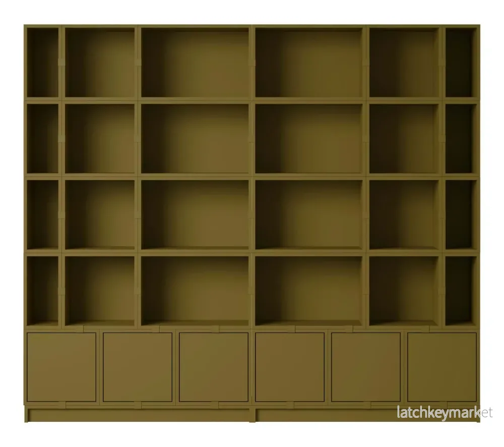 Stacked Storage System Bookcase Configuration 1