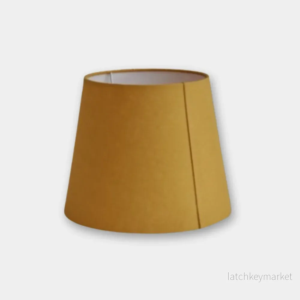 Lampskärm Basic straight Mustard D20 Lampskärm Basic straight Mustard D20
