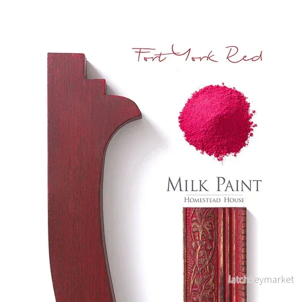 Milk paint Fort York Red- Homestead House