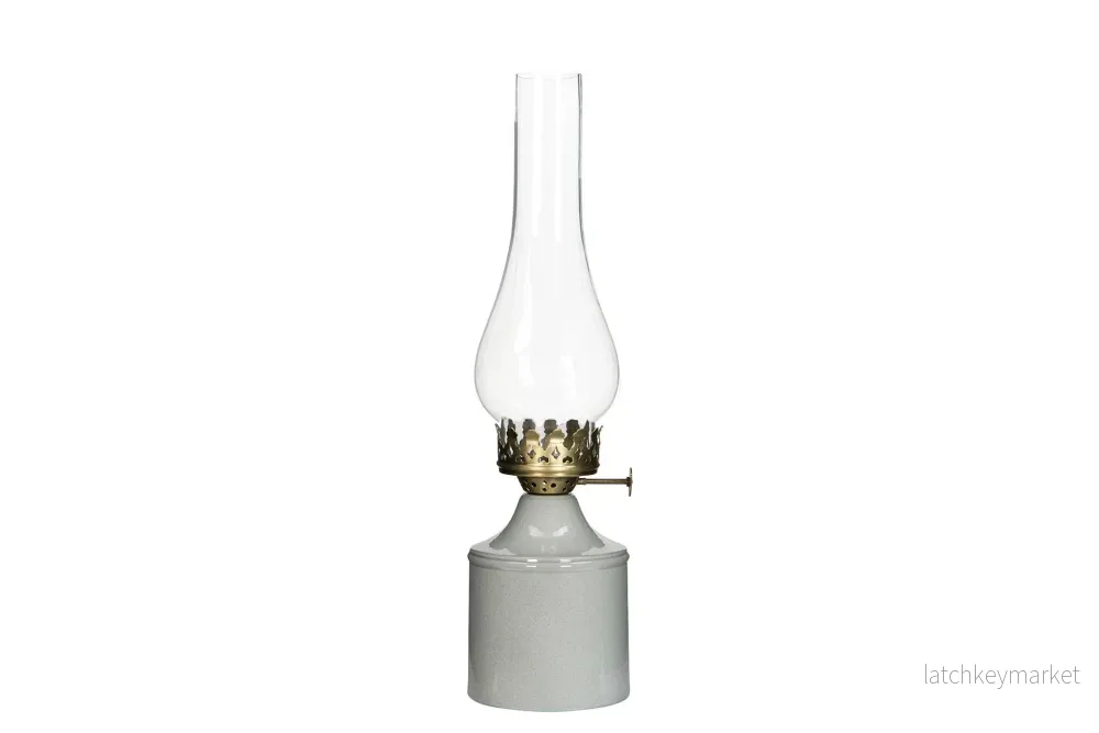 Ljuslykta Lampa till värmeljus Emalj Stone Iris Ø9x35cm REA Ljuslykta Lampa till värmeljus Emalj Stone Iris Ø9x35cm REA