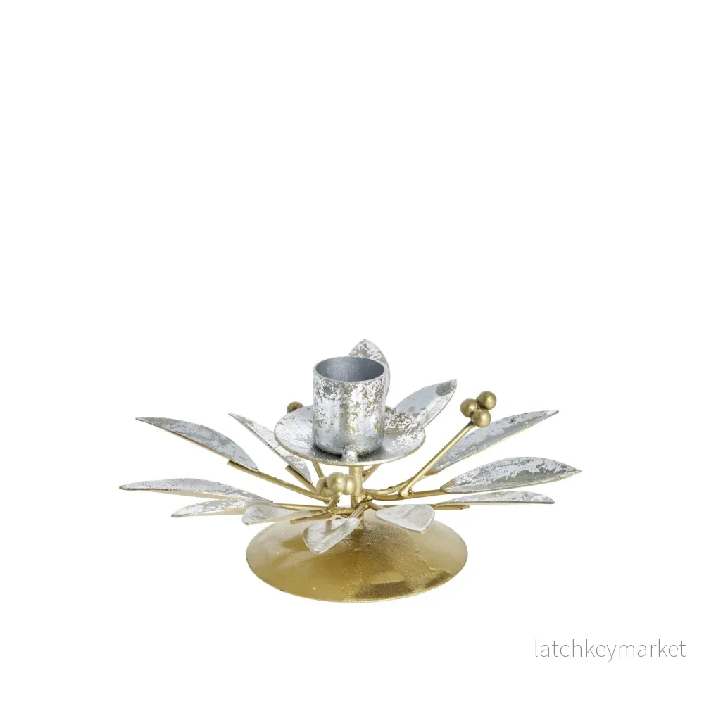 Olivia ljushållare H6 cm. silver Olivia ljushållare H6 cm. silver