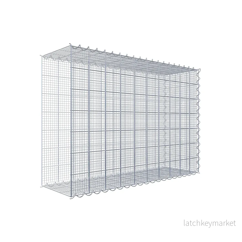 Sandodlingsgabion typ 2 100 cm x 70 cm x 30 cm (L x H x D), maskstorlek 10 cm x 10 cm, spiral Sandodlingsgabion typ 2 100 cm x 70 cm x 30 cm (L x H x D), maskstorlek 10 cm x 10 cm, spiral