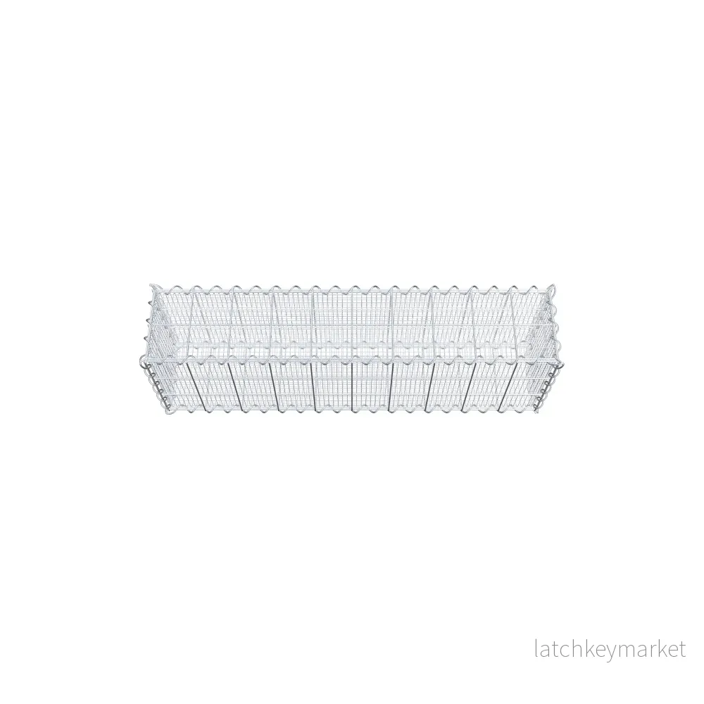 Sandgabion 100 cm x 30 cm x 20 cm (L x H x D), maskstorlek 10 cm x 10 cm, spiral - Bild 3