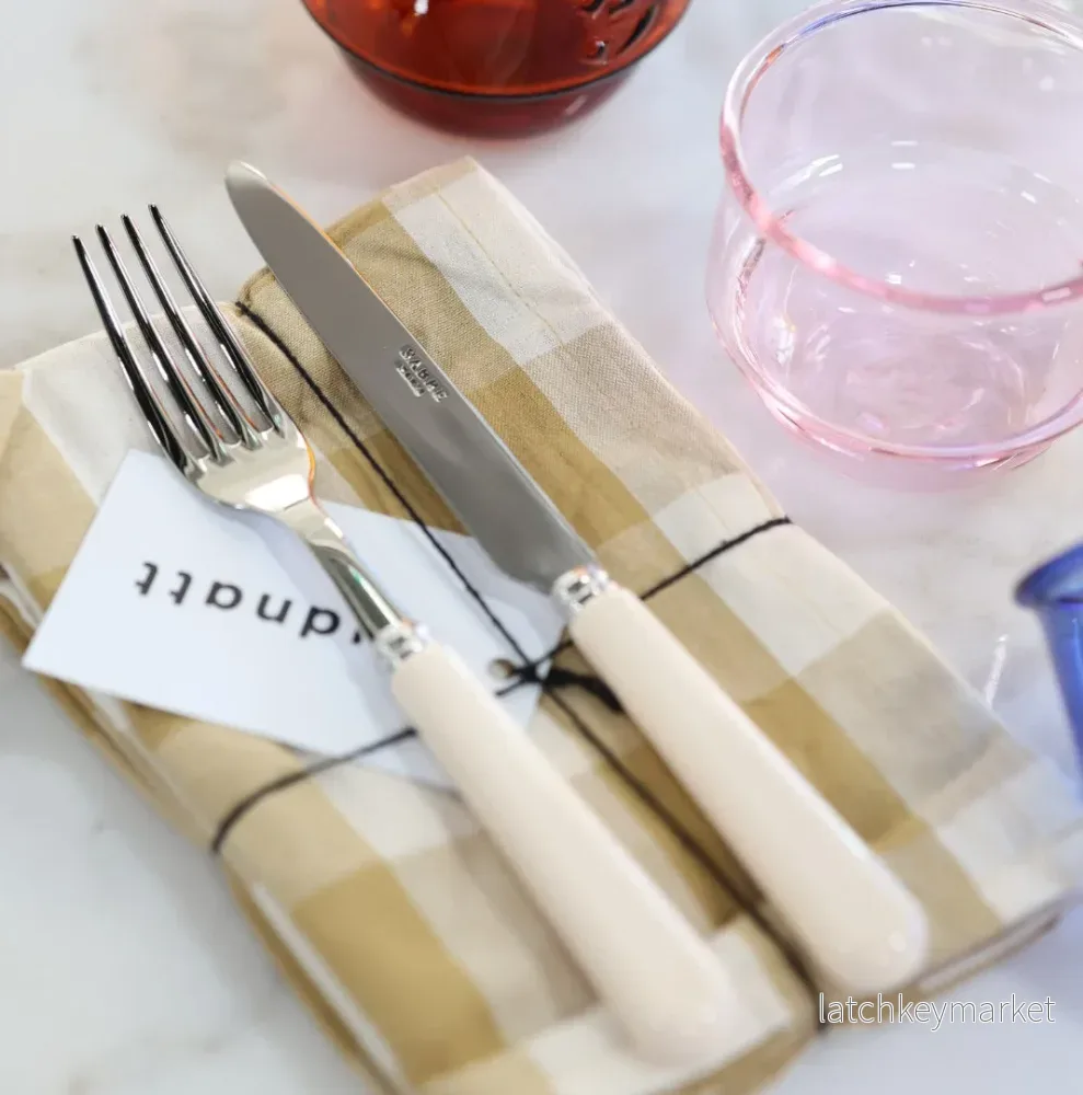 Sabre Paris Cutlery Set 24 pcs Pop Unis Ivory - Bild 2