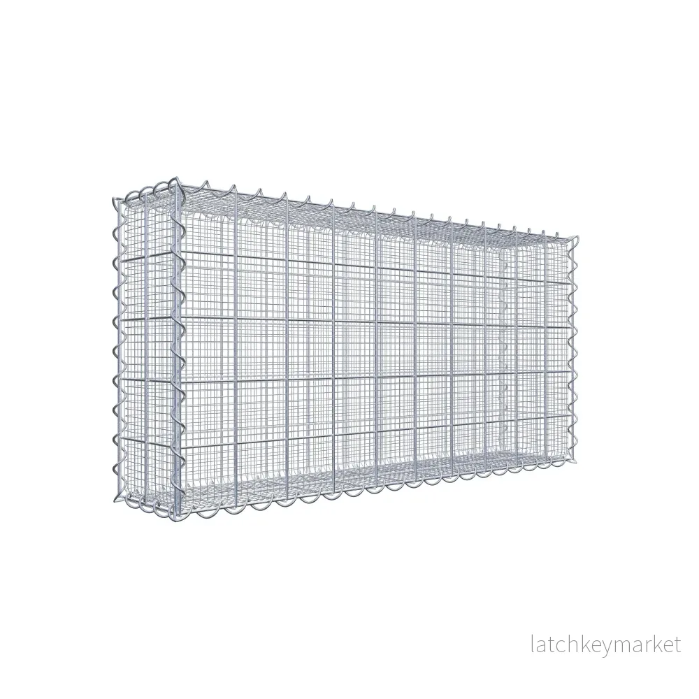 Sandgabion 100 cm x 50 cm x 20 cm (L x H x D), maskstorlek 10 cm x 10 cm, spiral Sandgabion 100 cm x 50 cm x 20 cm (L x H x D), maskstorlek 10 cm x 10 cm, spiral