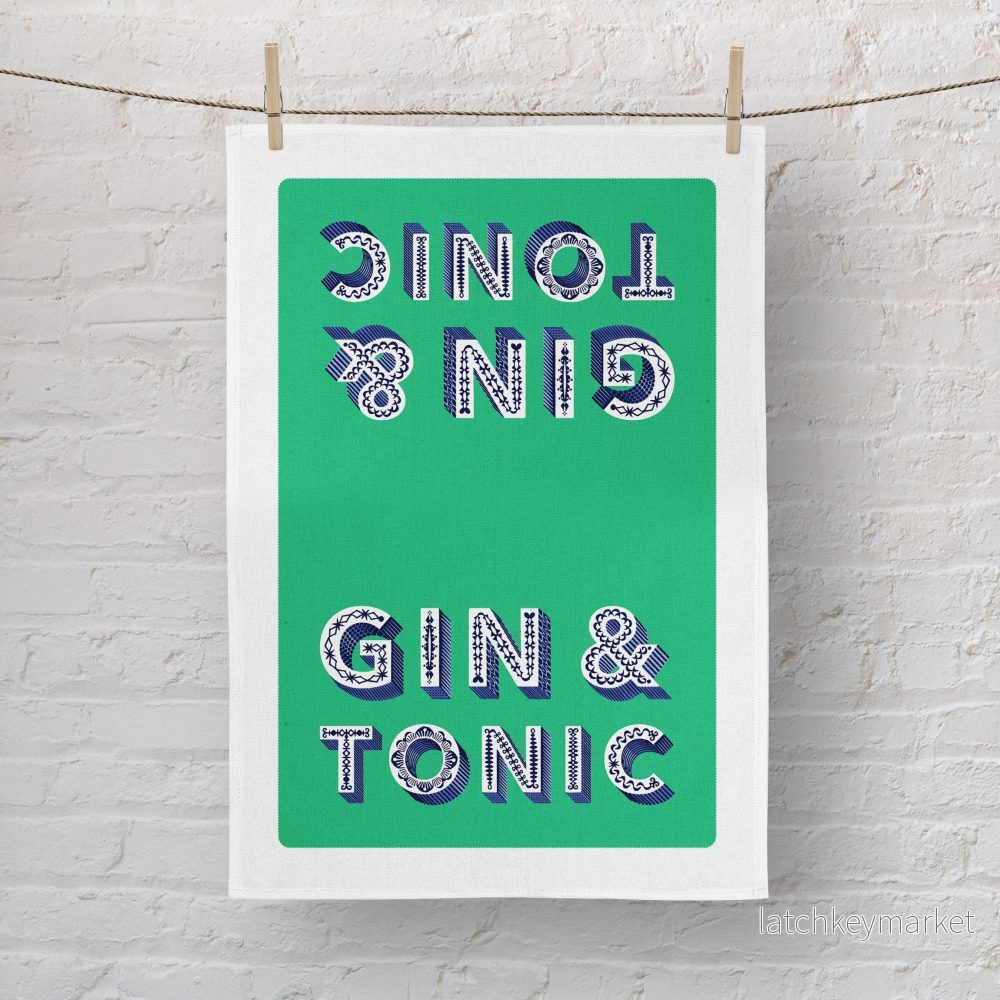 Kökshandduk – Gin & Tonic Kökshandduk – Gin & Tonic