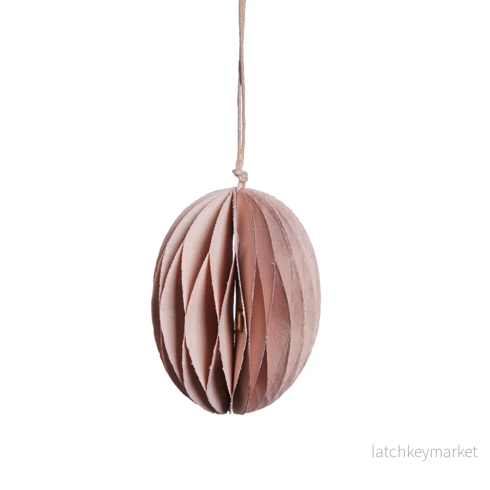 Parillia påskdekoration H8 cm. ljusrosa papper