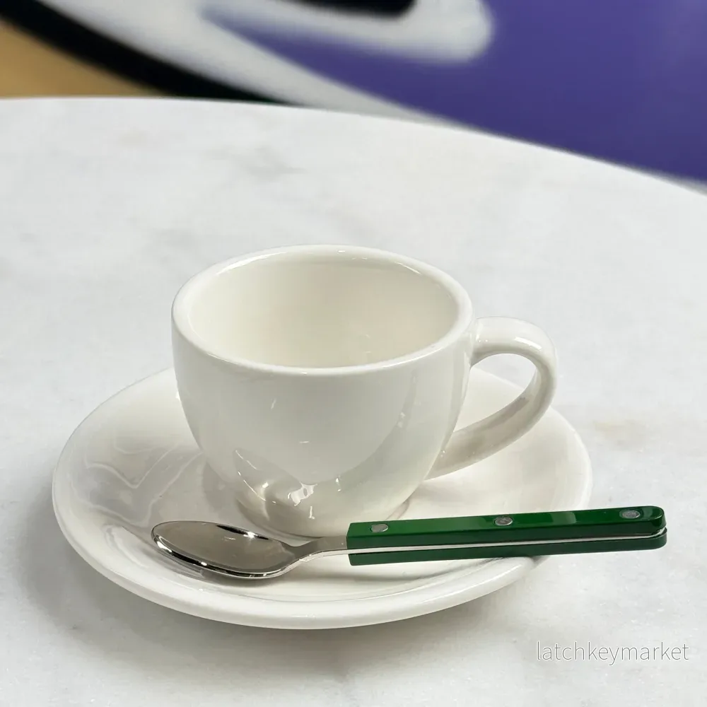 Sabre Paris Little Espresso Spoon Dark Green Sabre Paris Little Espresso Spoon Dark Green