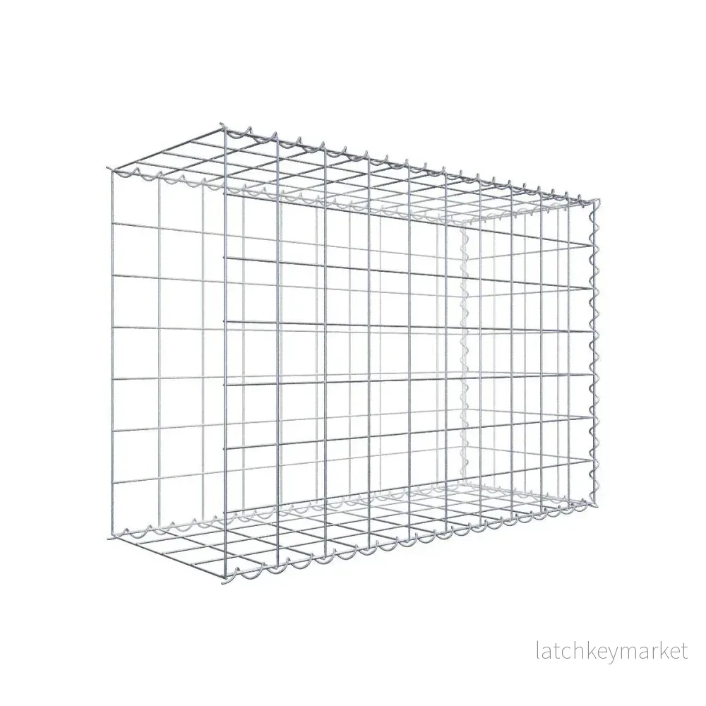 Extra gabion typ 2 100 cm x 70 cm x 40 cm (L x H x D), maskstorlek 10 cm x 10 cm, spiral Extra gabion typ 2 100 cm x 70 cm x 40 cm (L x H x D), maskstorlek 10 cm x 10 cm, spiral