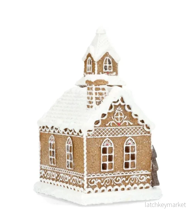 Belysning Jul Pepparkakshus Noël 14x12x21cm - Bild 2