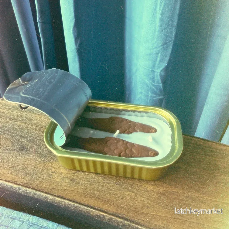Tinned Fish Candle - Enoki Forest Soy Wax Candle - Bild 2