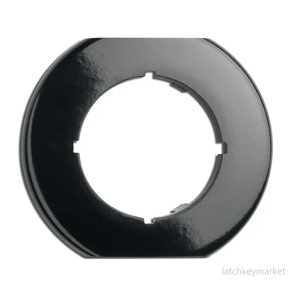 Täckring mitt svart bakelit Täckring mitt svart bakelit