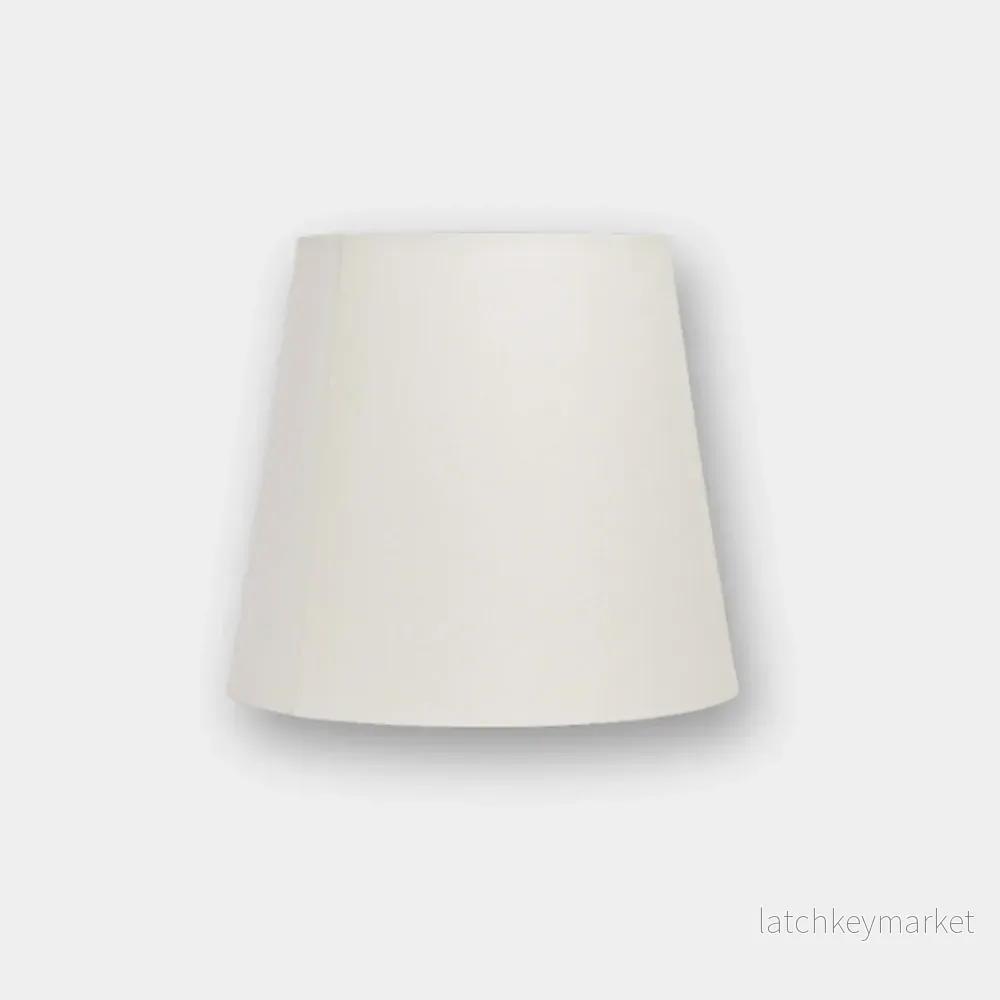 Lampskärm Basic Straight Vit D20 Lampskärm Basic Straight Vit D20