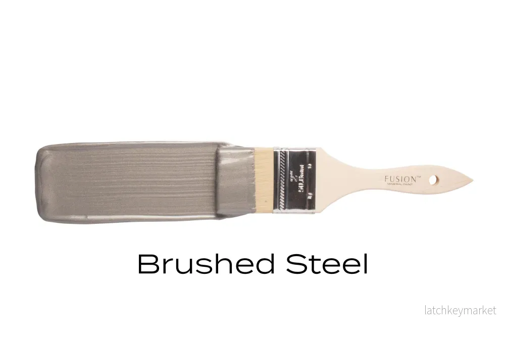 Fusion Mineral Paint Metallics Brushed Steel - Bild 2