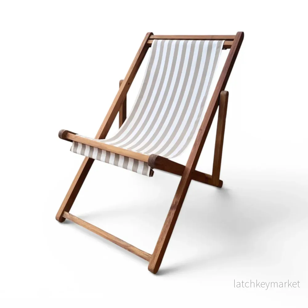 Solstol Viken fällbar i teak - Bild 2