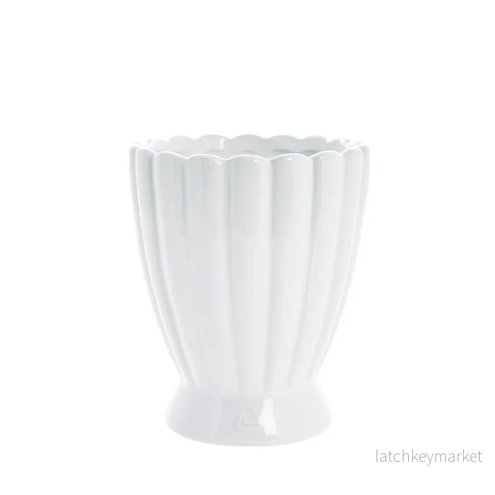 Shenella kruka H18 Ø15 cm. vit