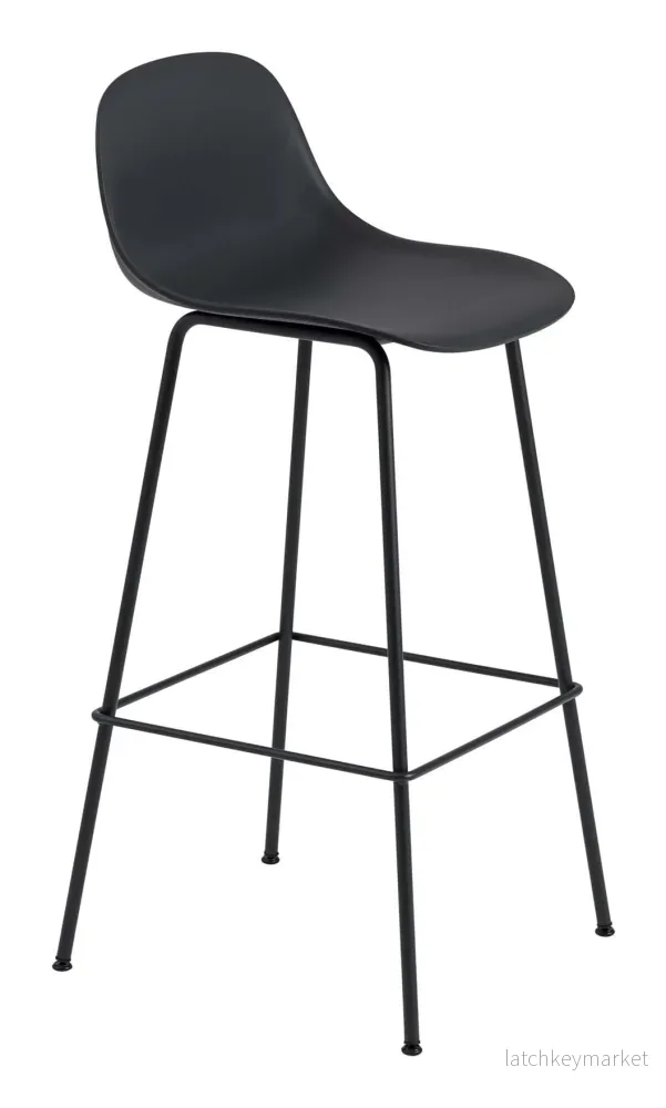 Fiber Bar Stool Tube Base With Backrest 75 cm - Bild 3