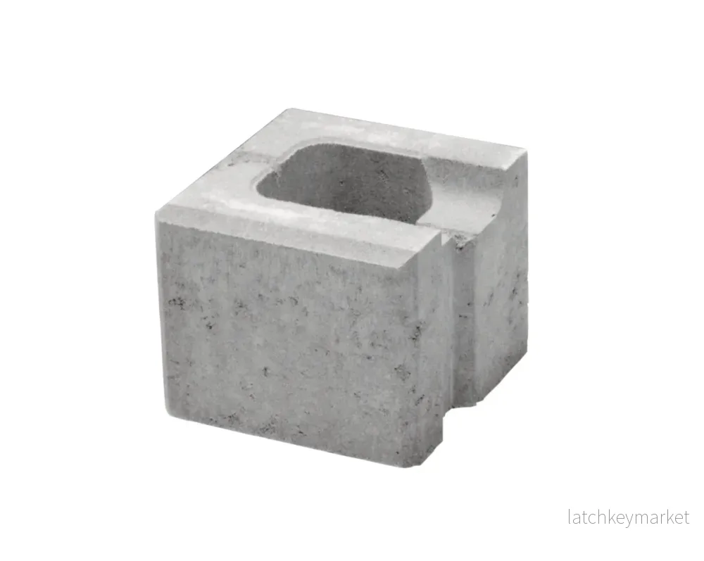 IGLO Ändblock Halv Grå 210x210x170