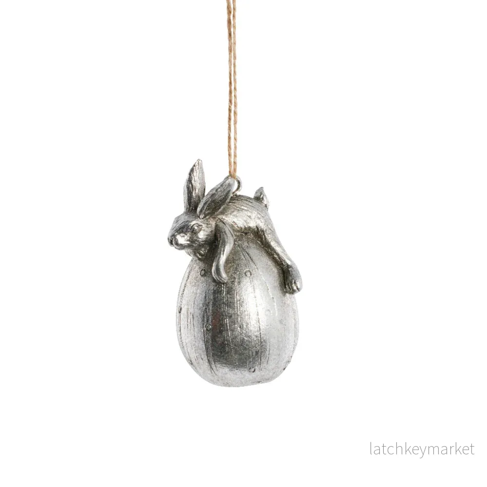 Semina påskdekoration H7,2 cm. silver