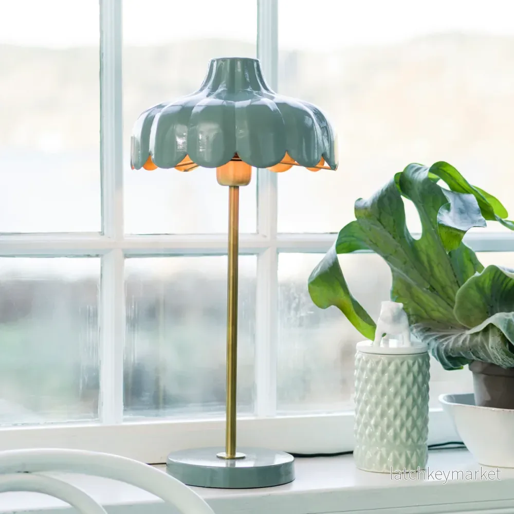 Bordslampa Wells Grön