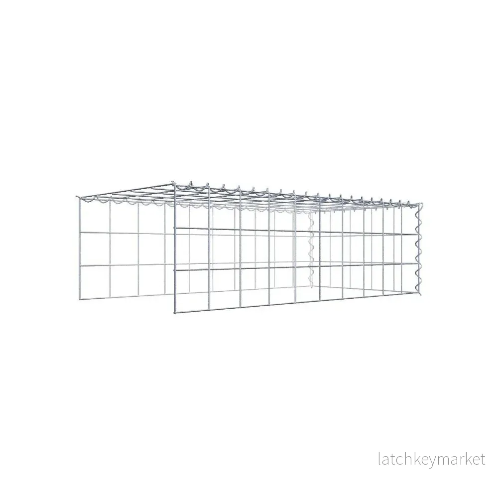 Extra gabion typ 4 100 cm x 30 cm x 50 cm (L x H x D), maskstorlek 10 cm x 10 cm, spiral Extra gabion typ 4 100 cm x 30 cm x 50 cm (L x H x D), maskstorlek 10 cm x 10 cm, spiral