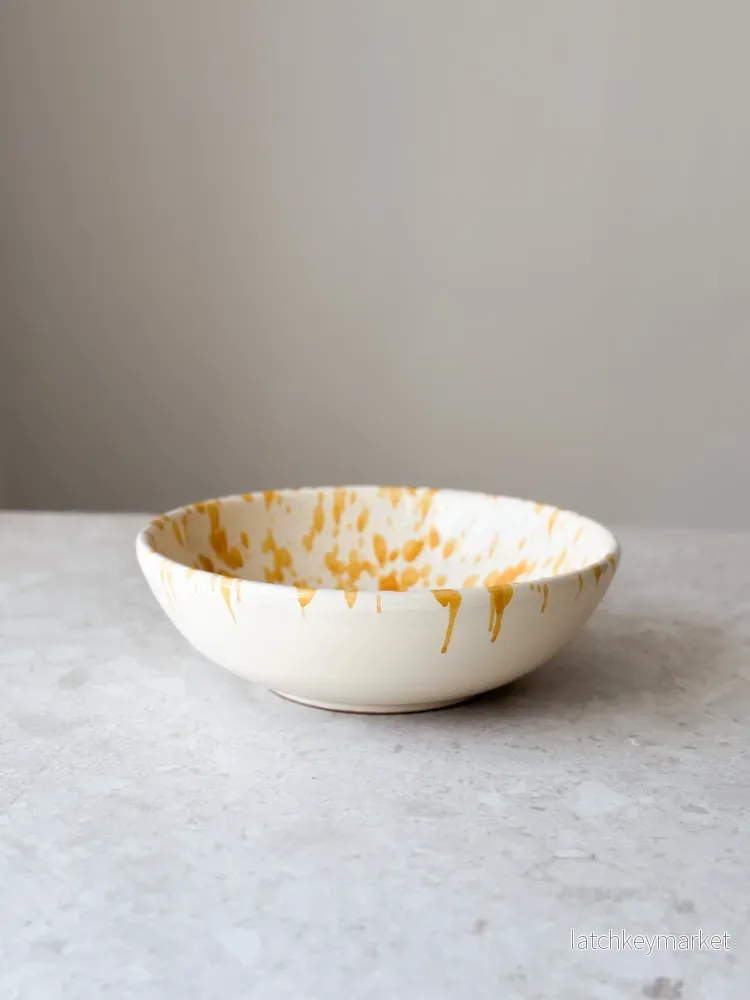 Spruzzi Skål 19 cm, Gul