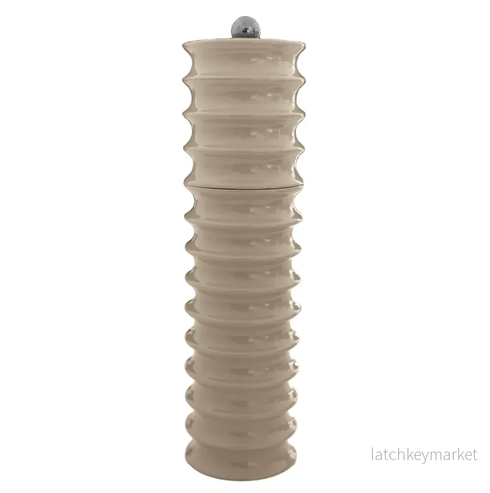 Twister Salt & Pepper Mill Beige