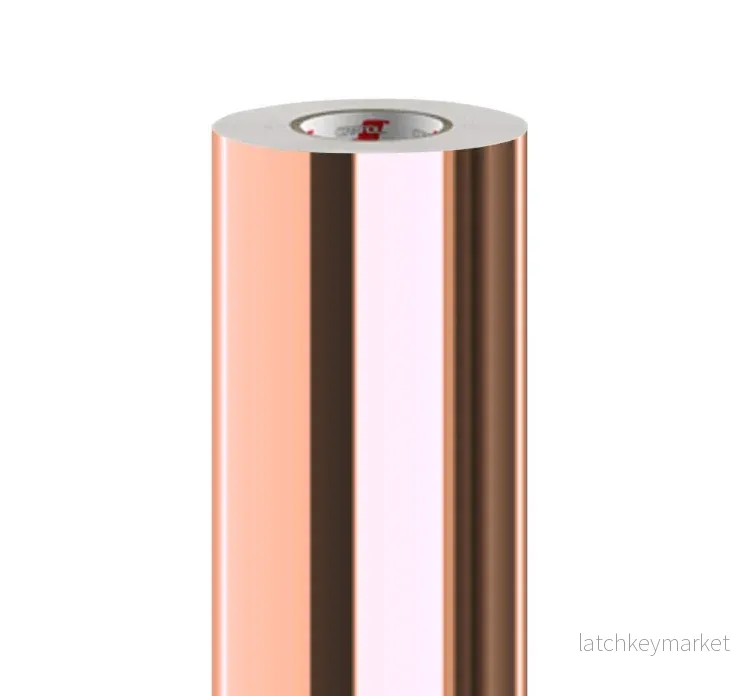 Spegelfolie, självhäftande – Roséguld Spegelfolie, självhäftande – Roséguld