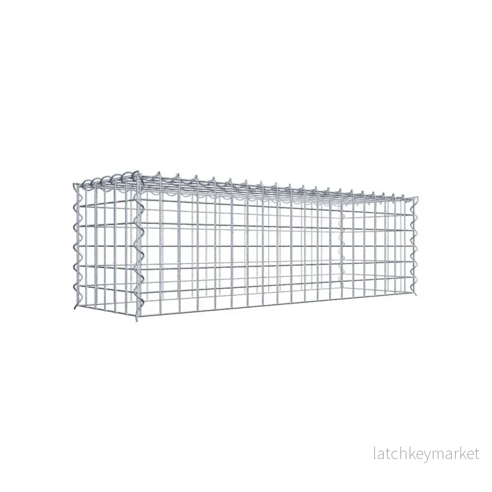 Påväxt gabion typ 3 100 cm x 30 cm x 30 cm (L x H x D), maskstorlek 5 cm x 5 cm, spiral Påväxt gabion typ 3 100 cm x 30 cm x 30 cm (L x H x D), maskstorlek 5 cm x 5 cm, spiral