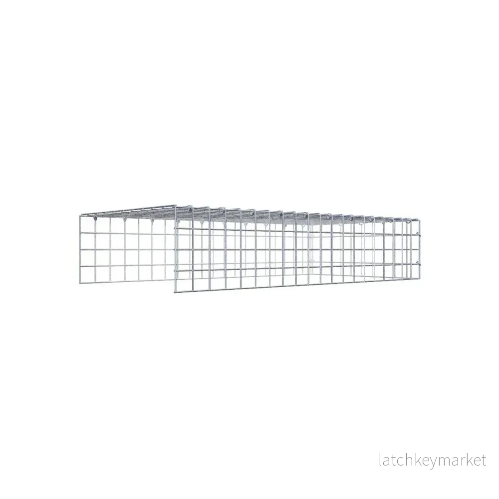 Fästbar gabion typ 4 100 cm x 20 cm x 50 cm (L x H x D), maskstorlek 5 cm x 5 cm, C-ring Fästbar gabion typ 4 100 cm x 20 cm x 50 cm (L x H x D), maskstorlek 5 cm x 5 cm, C-ring