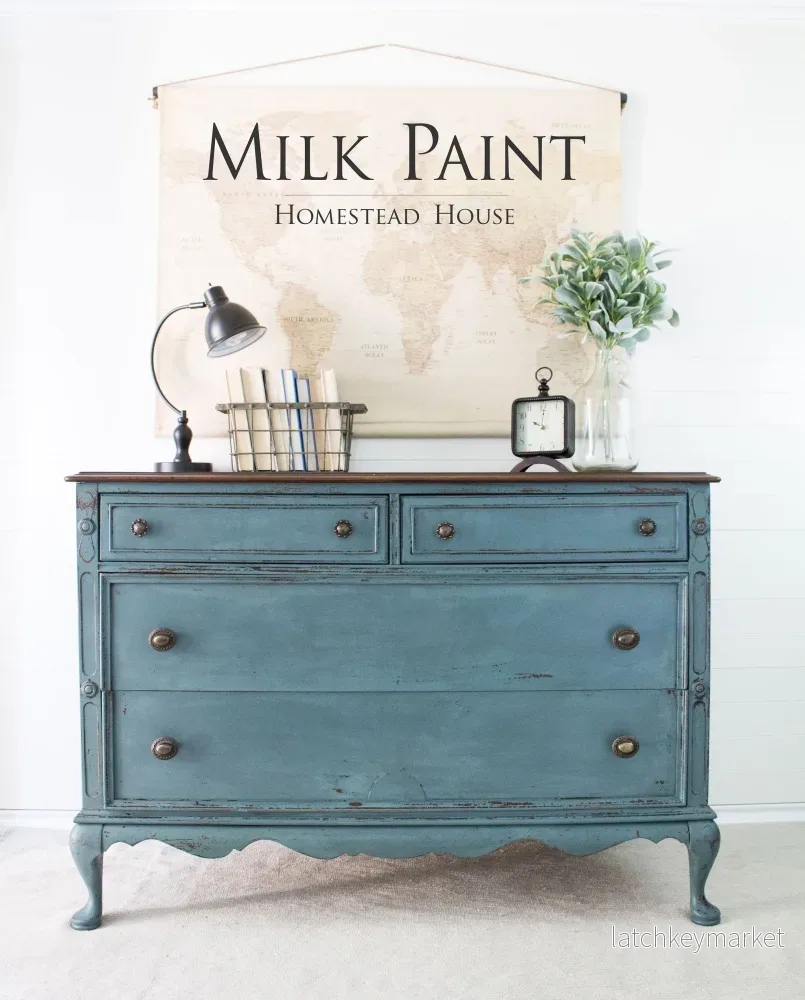 Milk paint Quaker Blue- Homestead House - Bild 3