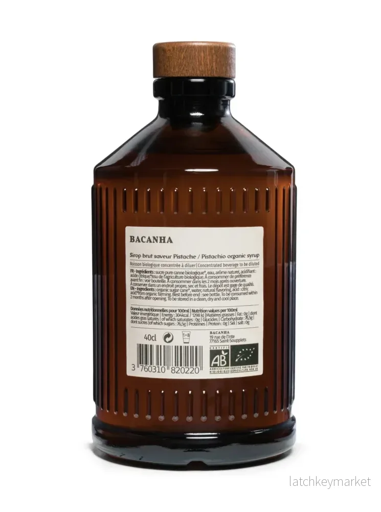 Ekologisk Rå Pistagesirap - 400ml - Bild 2
