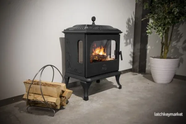 Kamin Westbo Victoria 85 sidoglas - Bild 2