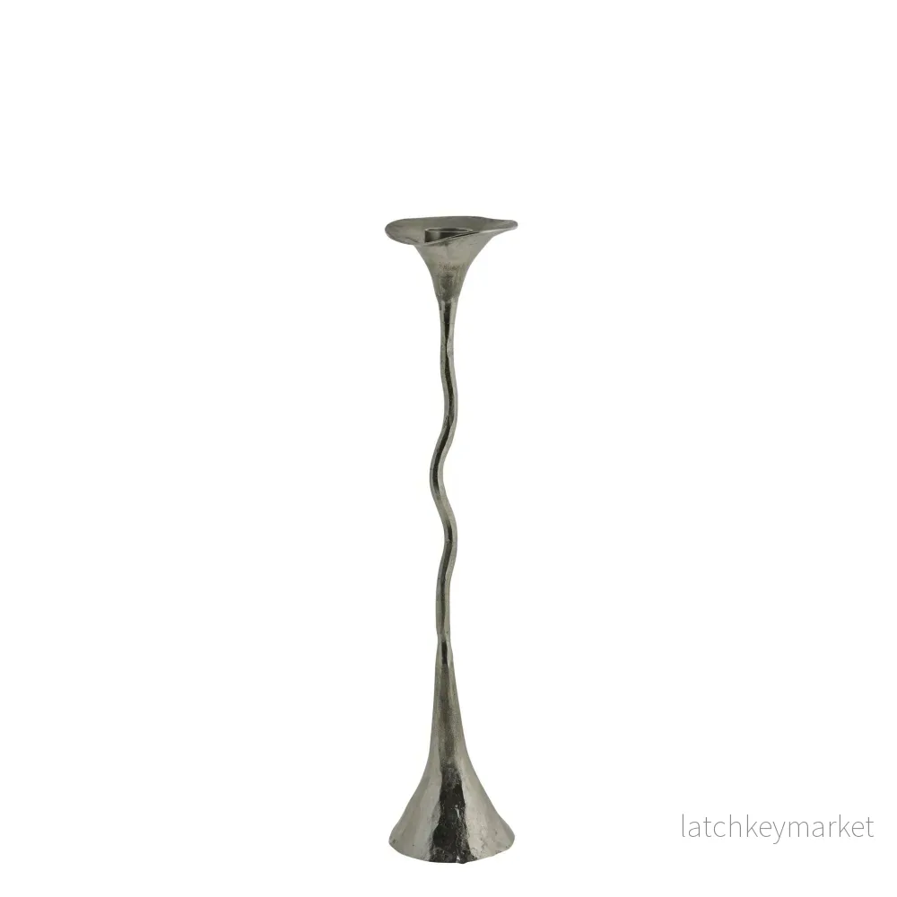 Cala ljushållare H35 cm. silver Cala ljushållare H35 cm. silver