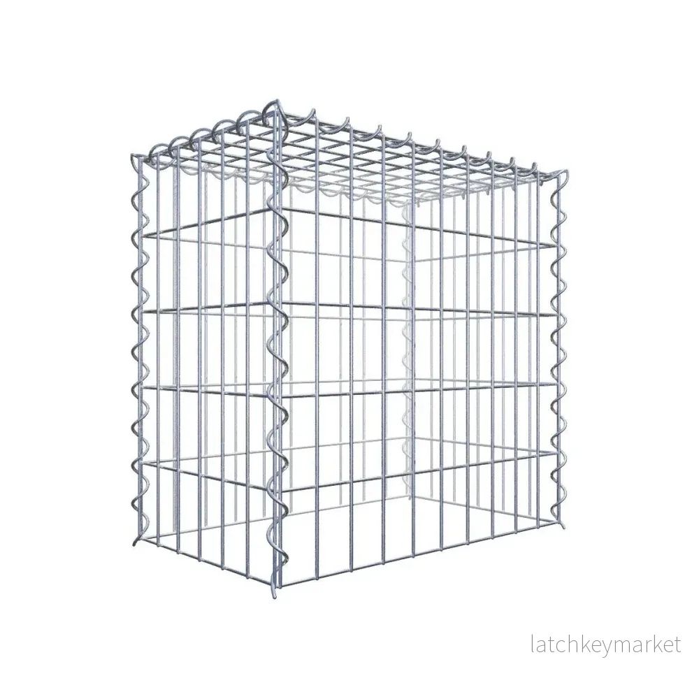 Påväxt gabion typ 3 50 cm x 50 cm x 30 cm (L x H x D), maskstorlek 5 cm x 10 cm, spiral