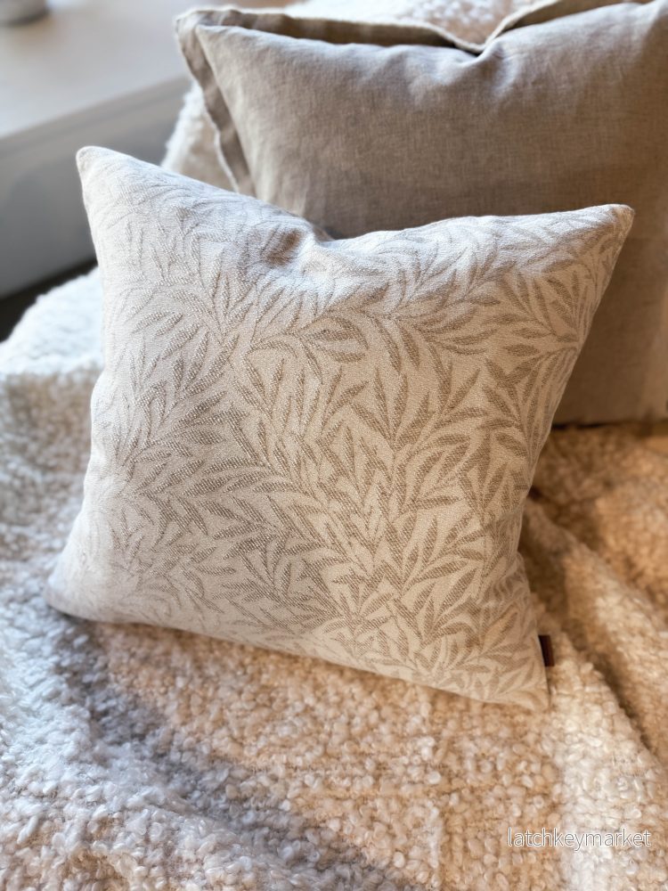 Masra Jacquard Kuddfodral, Ljusbeige/Offwhite, 50x50 cm - Bild 3