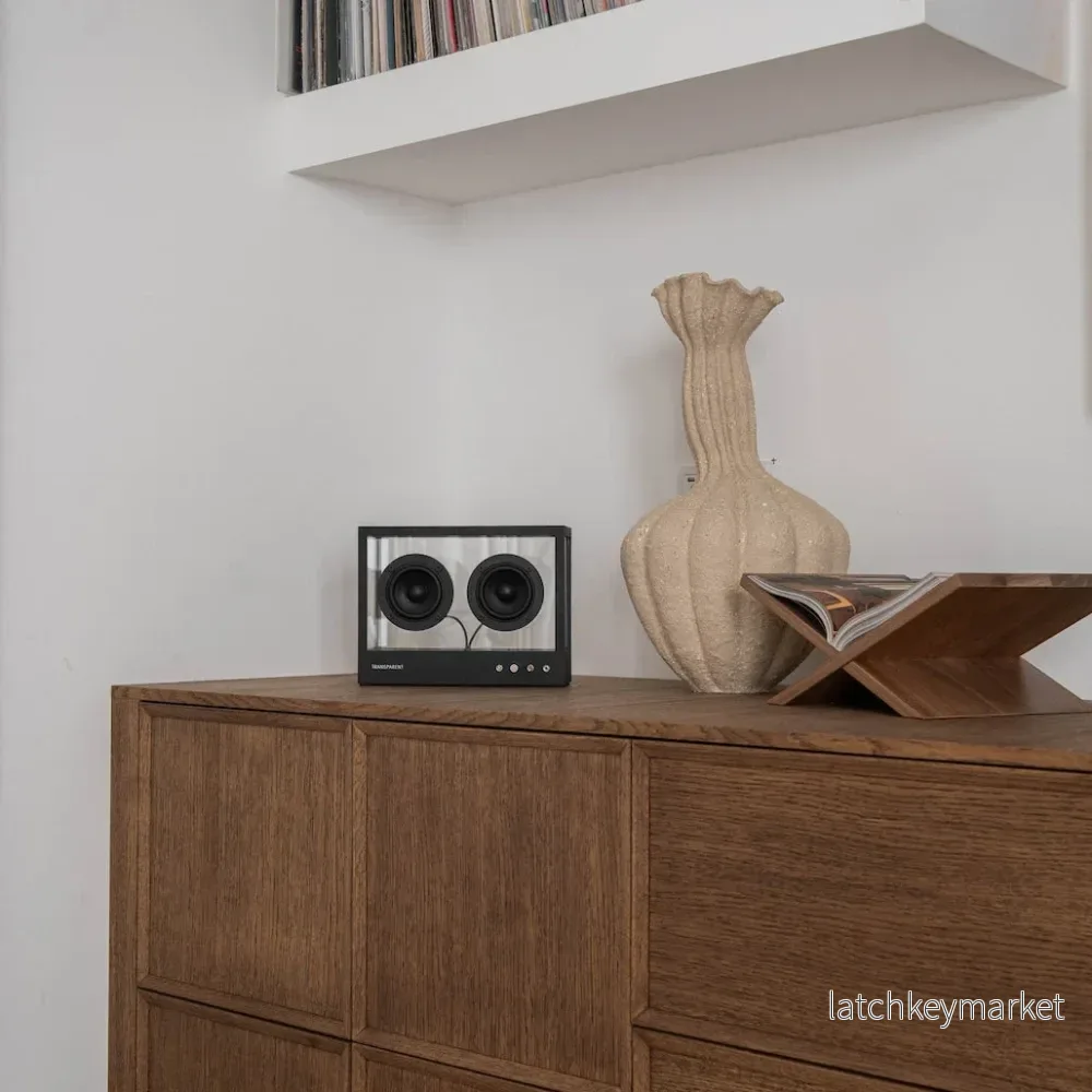 TRANSPARENT Small Speaker Black - Bild 3