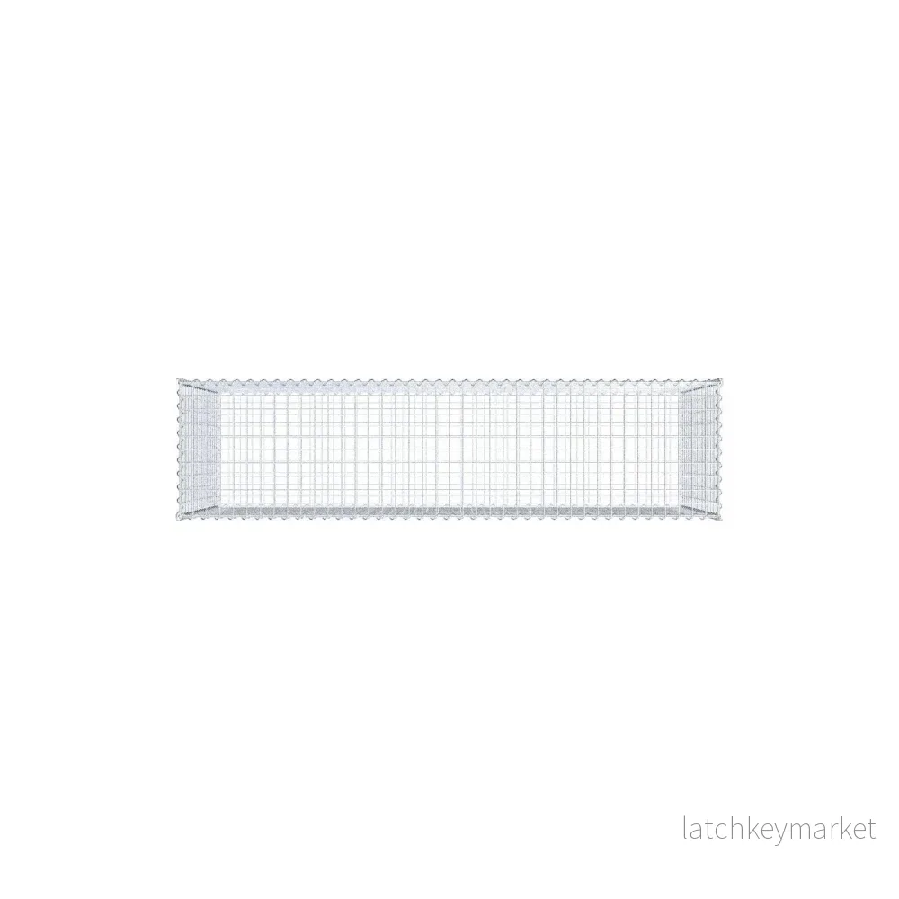 Gabion 200 cm x 100 cm x 50 cm (L x H x D), maskstorlek 5 cm x 5 cm, spiral - Bild 3