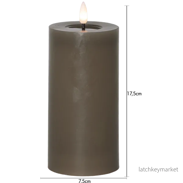 Stearinlys LED Blokklys Flamme Flow Muldvarp 17,5 cm - Bild 3