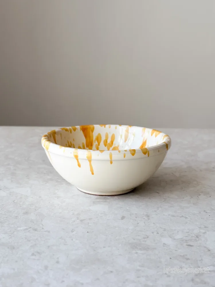 Spruzzi Skål 13 cm, Gul