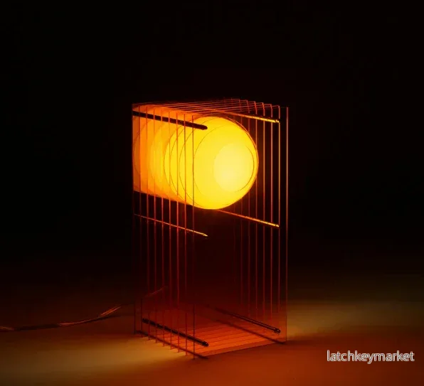 LOP Small Rectangle Orange Lamp - Bild 3