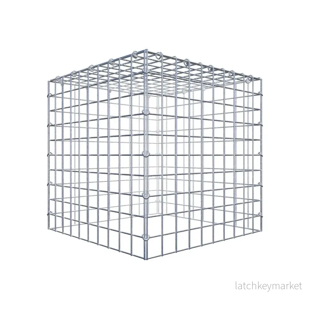 Extra gabion typ 3 50 cm x 50 cm x 50 cm (L x H x D), maskstorlek 5 cm x 5 cm, C-ring Extra gabion typ 3 50 cm x 50 cm x 50 cm (L x H x D), maskstorlek 5 cm x 5 cm, C-ring