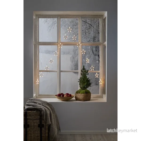 Belysning Jul Ljusgardin Star 125×120 cm Belysning Jul Ljusgardin Star 125×120 cm