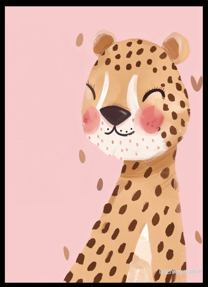 Barntavla – cheetah