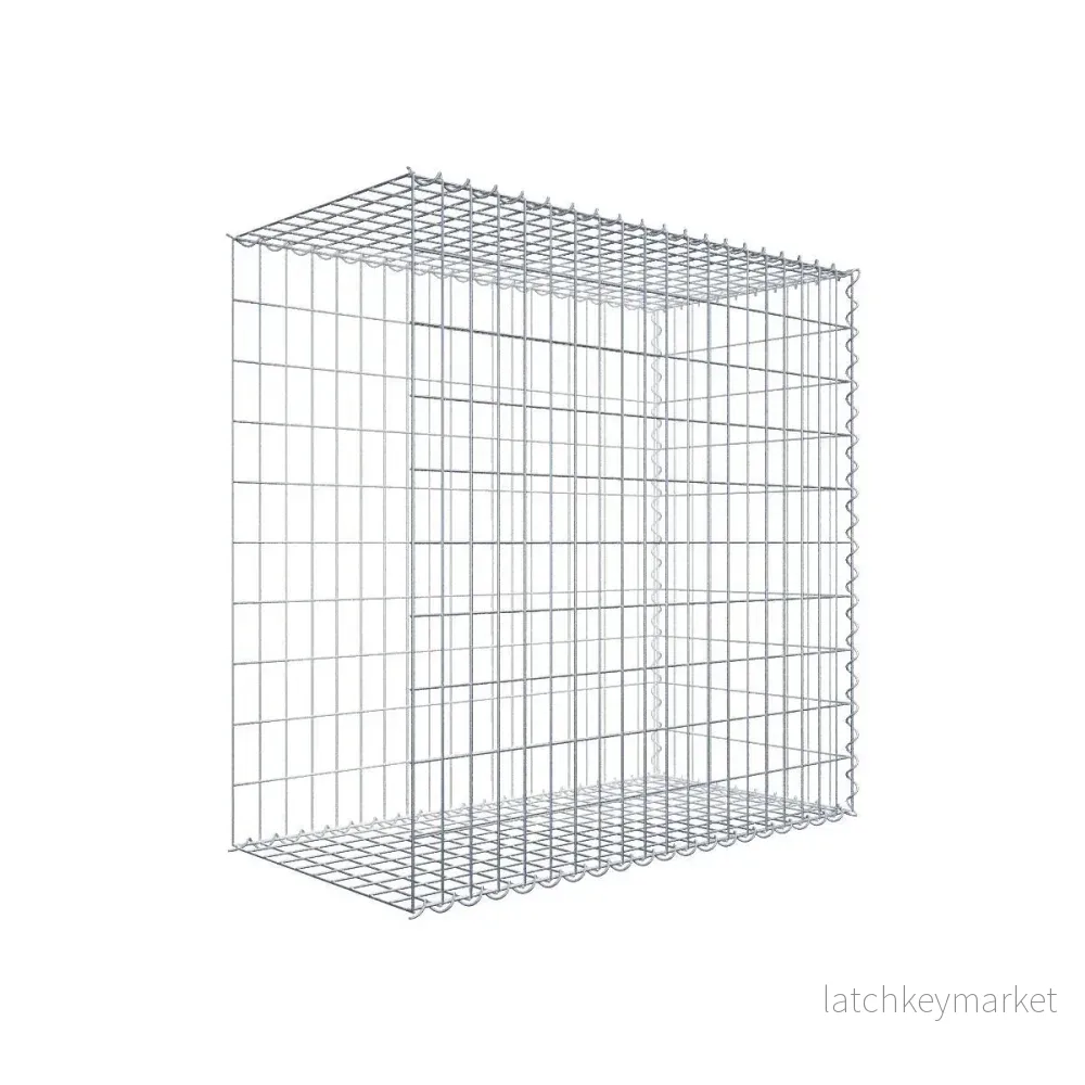 Extra gabion typ 2 100 cm x 100 cm x 50 cm (L x H x D), maskstorlek 5 cm x 10 cm, spiral Extra gabion typ 2 100 cm x 100 cm x 50 cm (L x H x D), maskstorlek 5 cm x 10 cm, spiral