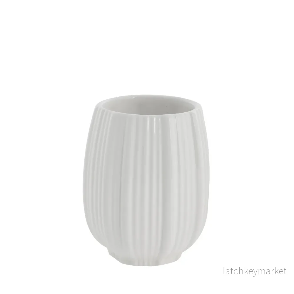 Lily tandmugg H10,6 cm. vit Lily tandmugg H10,6 cm. vit