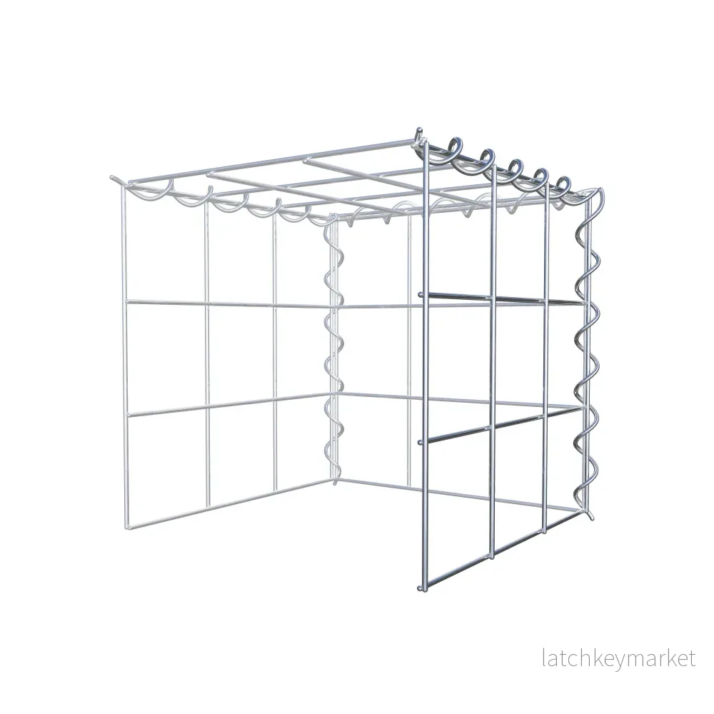Påväxt gabion typ 4 30 cm x 30 cm x 30 cm (L x H x D), maskstorlek 10 cm x 10 cm, spiral - Bild 3