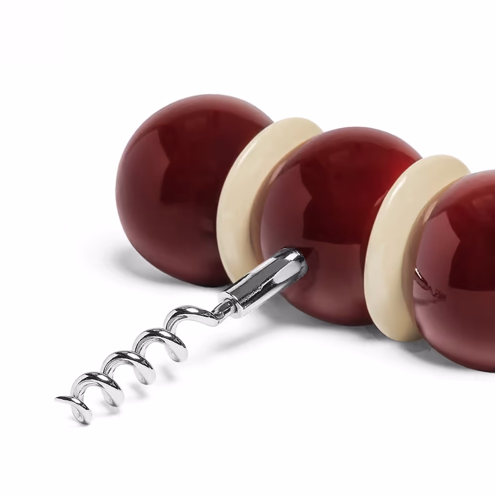 Bobbin Corkscrew Cherry & Beige - Bild 3