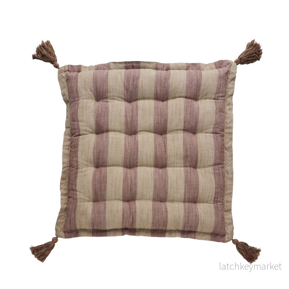 Felima sittdyna randig / 45×45 cm Tigeröga/Rose Tan Felima sittdyna randig / 45×45 cm Tigeröga/Rose Tan