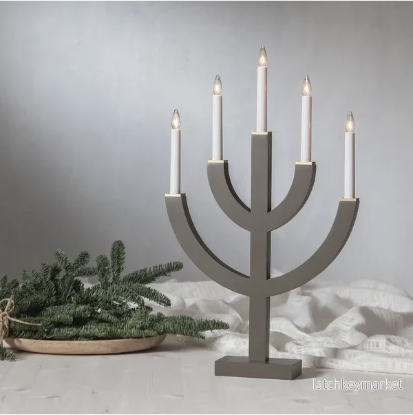Adventslysestake ANNO 59 cm muldvarp Adventslysestake ANNO 59 cm muldvarp